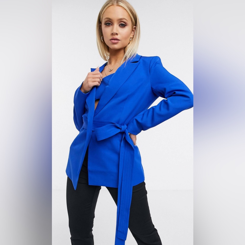 4th & Reckless Tie Waist Blazer